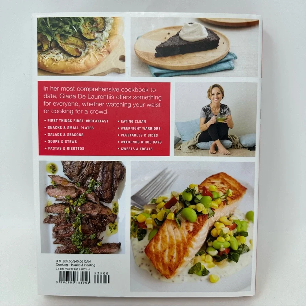 Giada De Laurentiis Autographed Happy Cooking First Edition & Giada At Home
